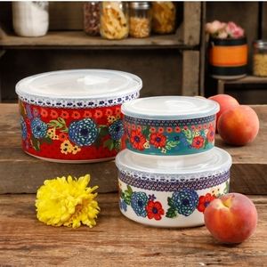 Pioneer Woman 6 Piece Stoneware Bowl Set